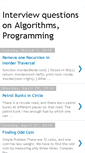 Mobile Screenshot of algos.tnsatish.com