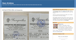Desktop Screenshot of blog.tnsatish.com