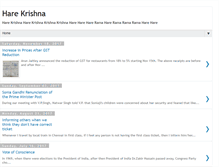 Tablet Screenshot of blog.tnsatish.com